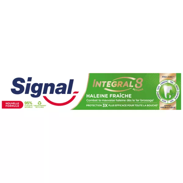 Signal Integral 8 Pasta de dientes Haleine Fraîche Effet Pr - imagen 1