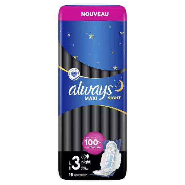 Toallas sanitarias con alas Nuit Taille 3 Ma - imagen 1