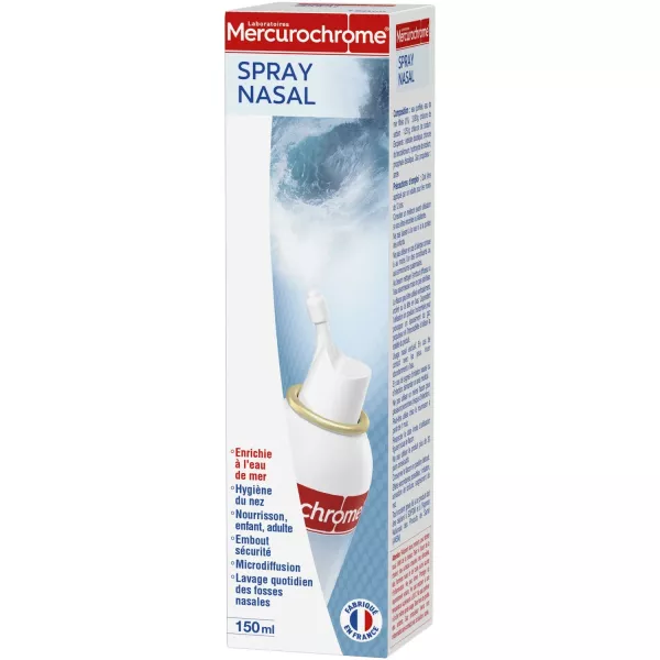 Spray Nasal enriquecido con agua de mar 150ml -MERCUROCHROME - imagen 1