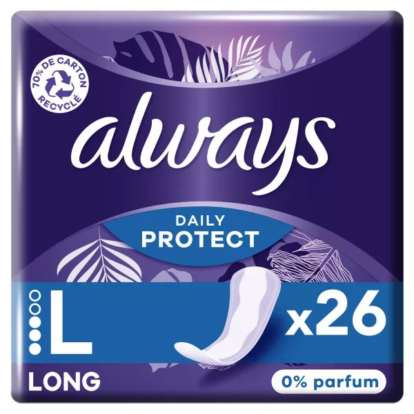 Protectores diarios Long Daily Protect x26 - ALWAYS - imagen 1